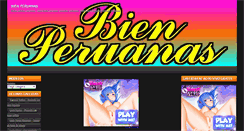 Desktop Screenshot of bienperuanas.com